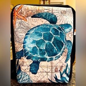 🌊 🐢 Blue Sea Turtle Ocean Life Mini Backpack Messenger Bag Satchel #PRS137
